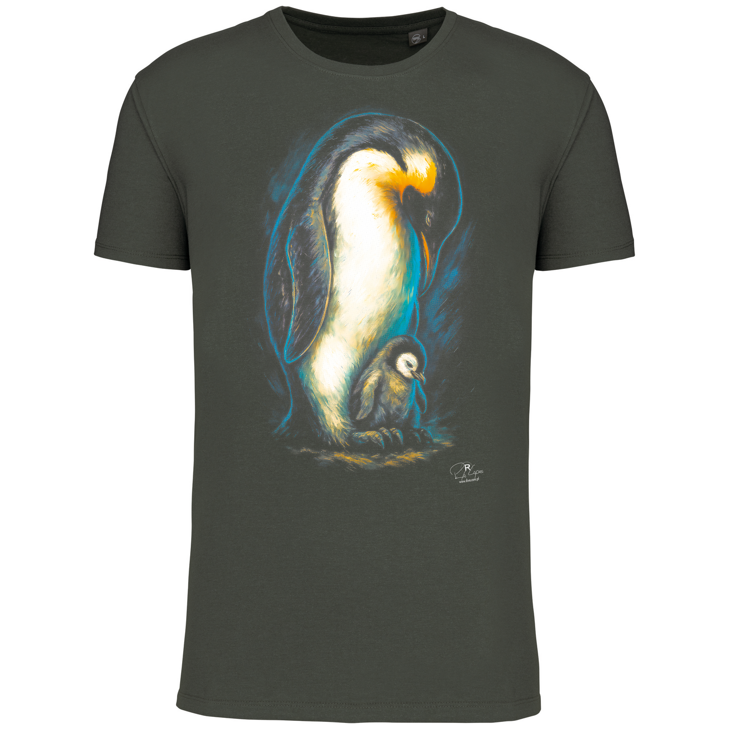 T-Shirt Algodão Biológico Pinguins