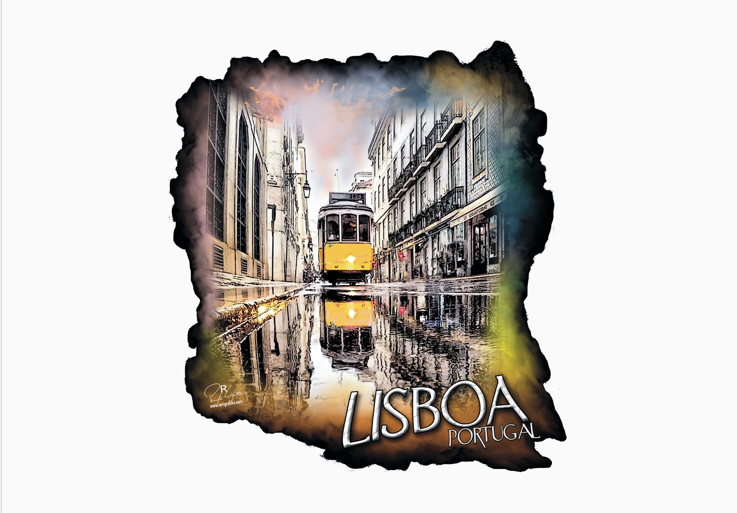Magnético 3D Espelho Lisboa