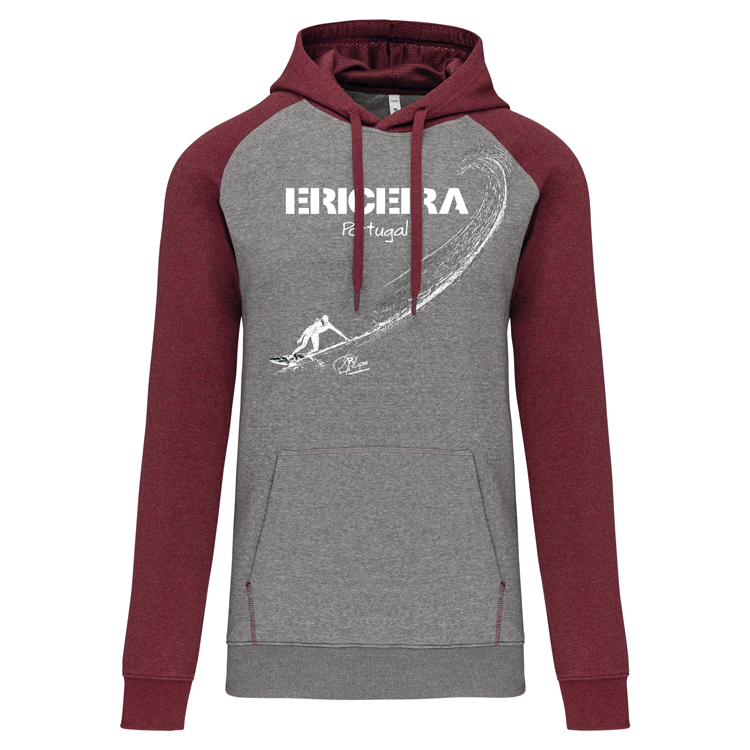 Sweatshirt Bicolor com capuz Surf Ericeira