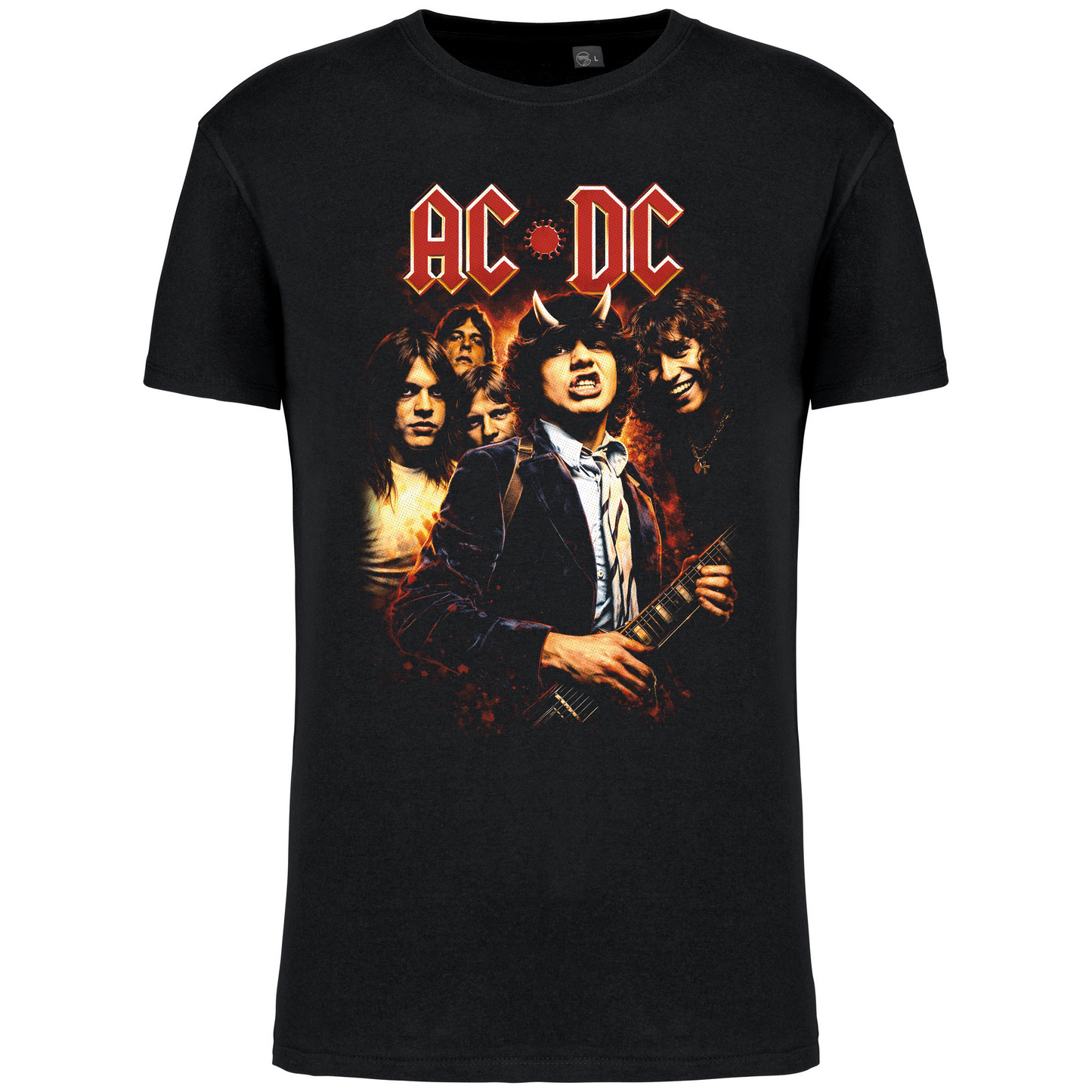 T-Shirt Algodão Biológico AC/DC