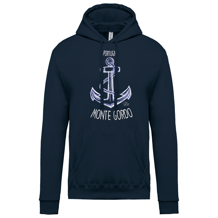 Sweatshirt Kariban com Capuz Âncora Monte Gordo