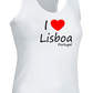 T-shirt Alças Senhora I Love Lisboa