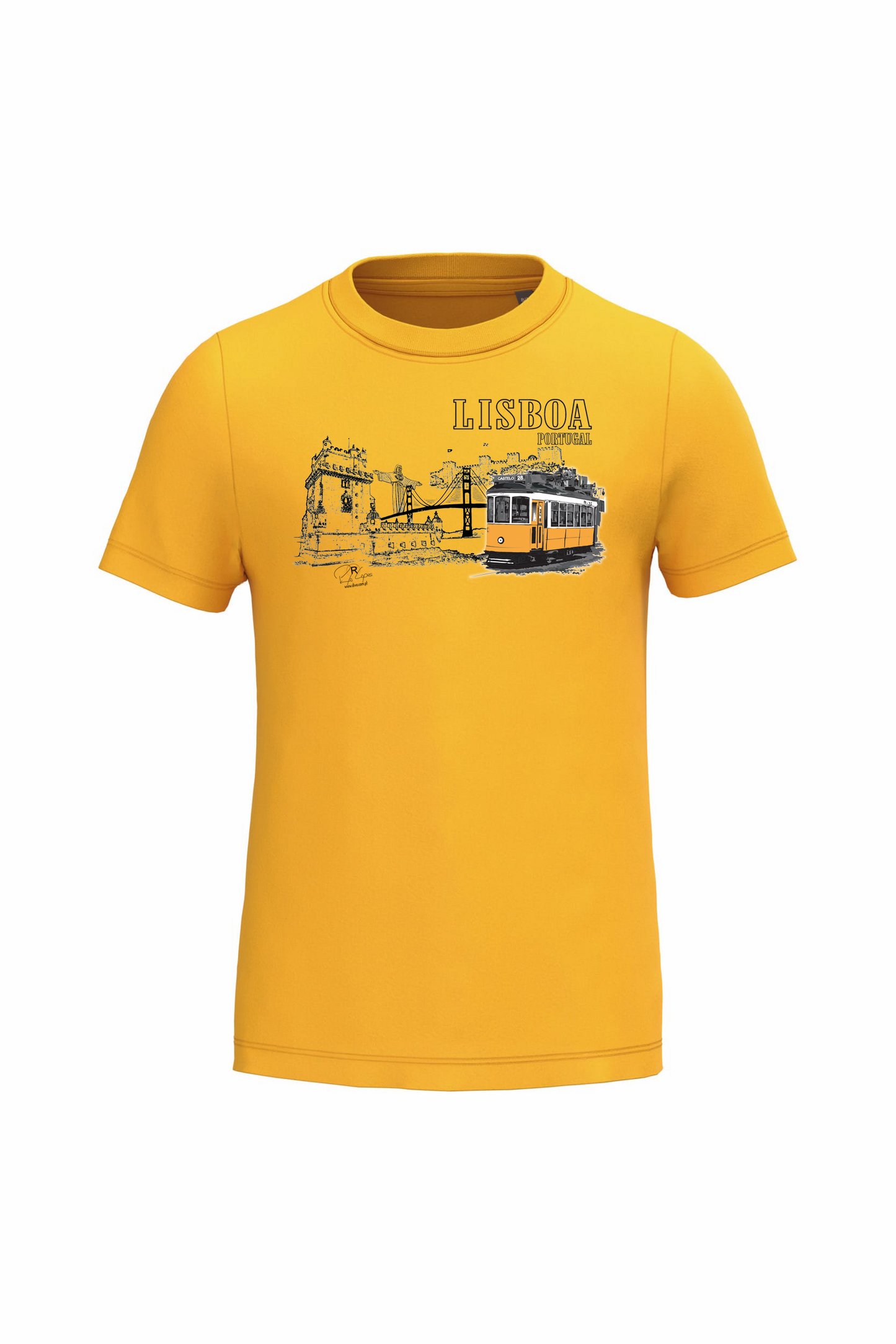 T-shirt de Criança Kariban Monumentos Lisboa