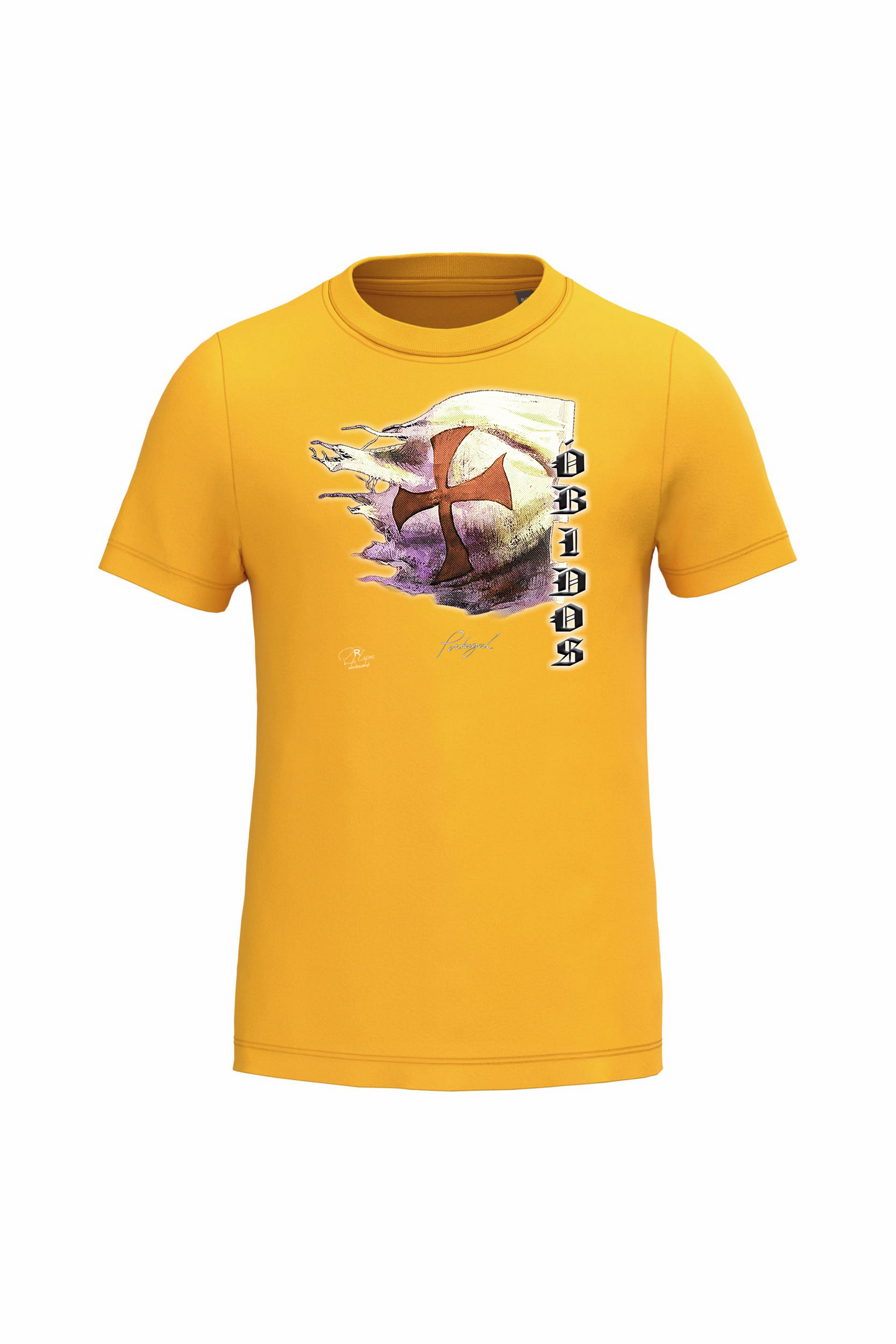 T-shirt de Criança Kariban  Bandeira Templários