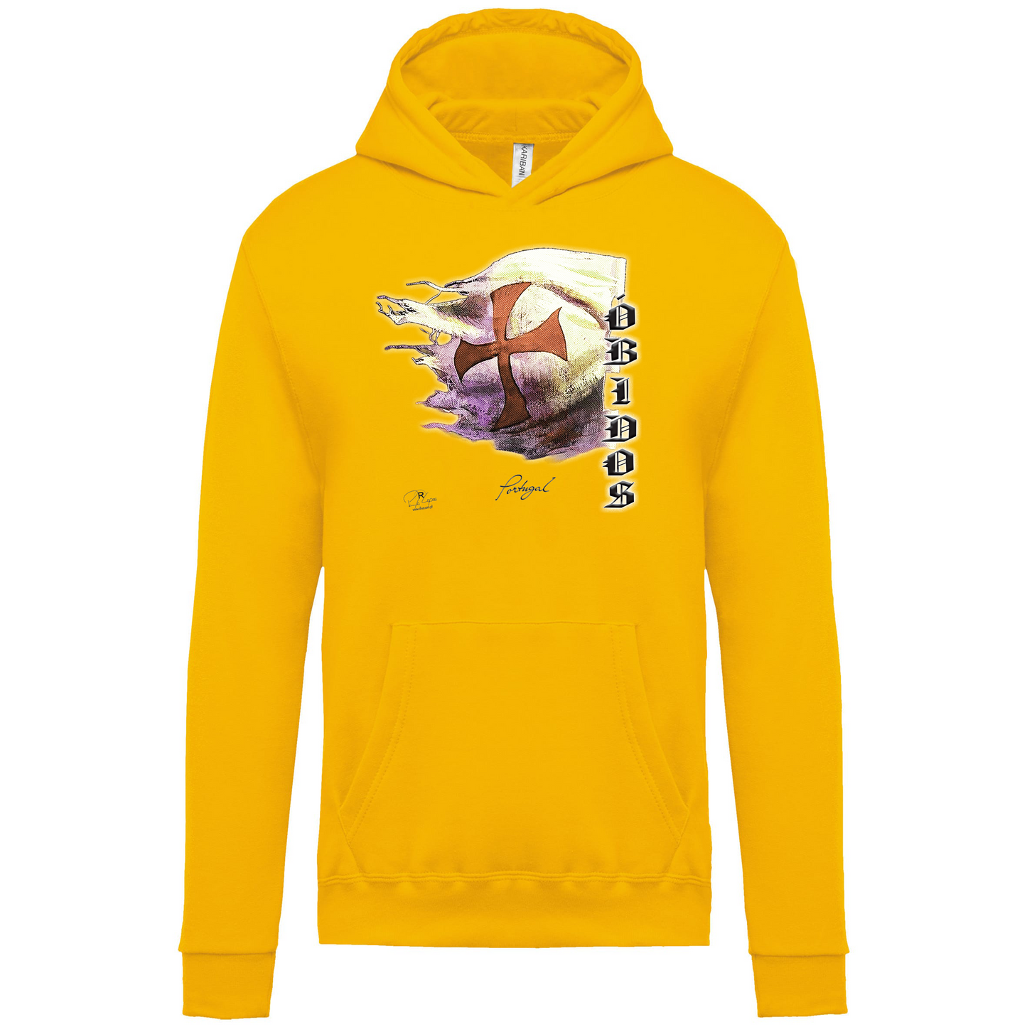 Sweatshirt capuz Kariban Kids Bandeira Templários