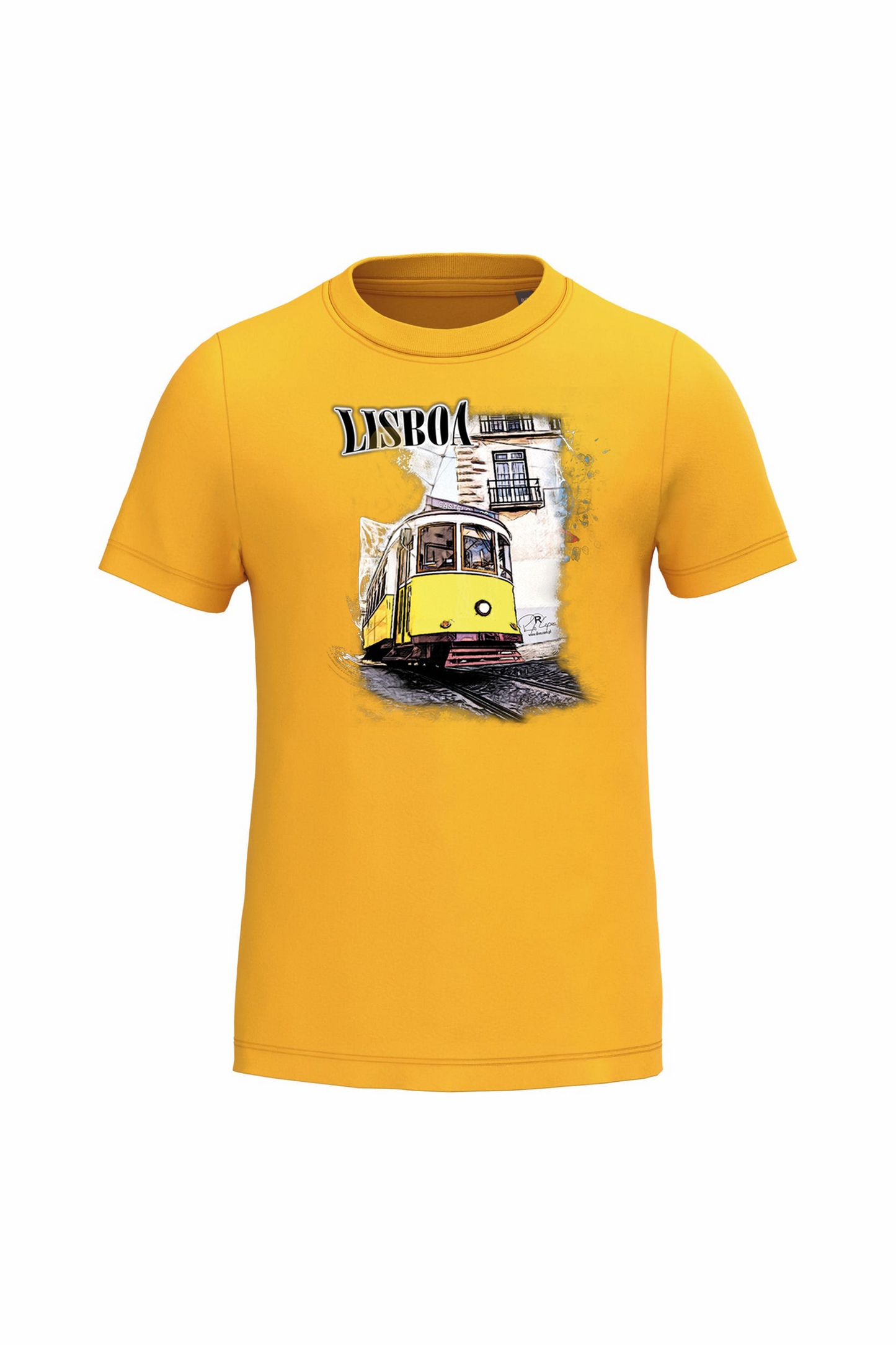 T-shirt de Criança Kariban Crazy Tram