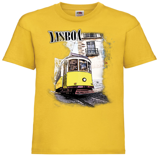 T-shirt Fruit of the Loom Kids Crazy Tram