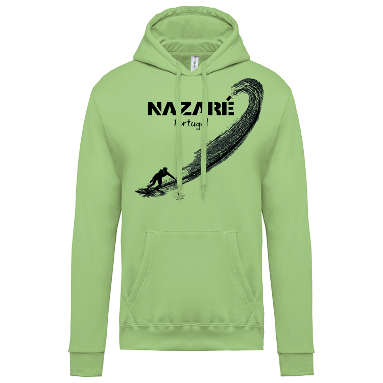 Sweatshirt Kariban com Capuz Surf Nazaré