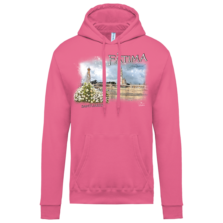 Sweatshirt Kariban com Capuz Santuário de Fátima
