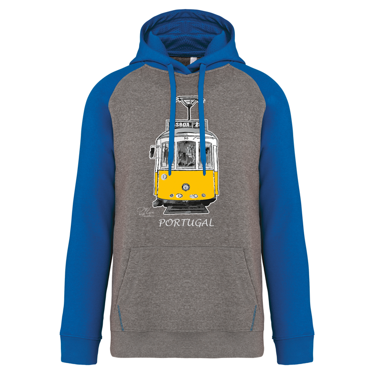 Sweatshirt Bicolor com capuz Grandalhão lx