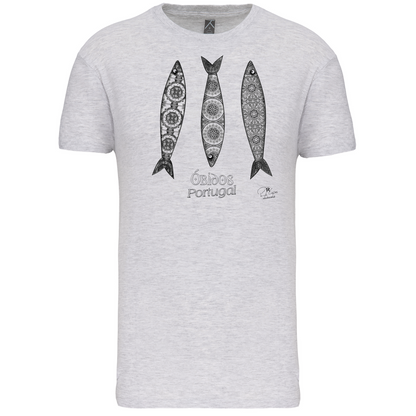 T-Shirt Algodão Biológico 3 Sardinhas Óbidos
