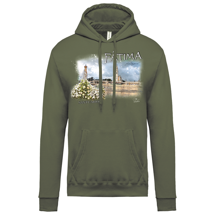 Sweatshirt Kariban com Capuz Santuário de Fátima