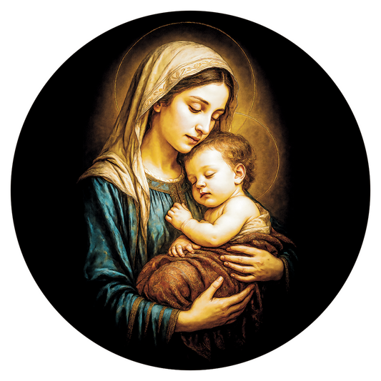 Autocolante Sagrado Abraço Maternal