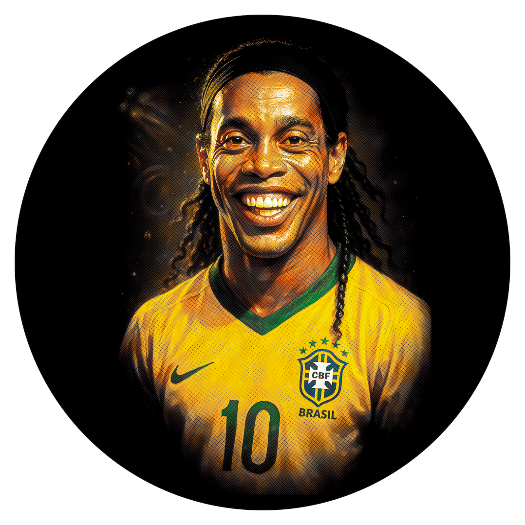 Autocolante Ronaldinho
