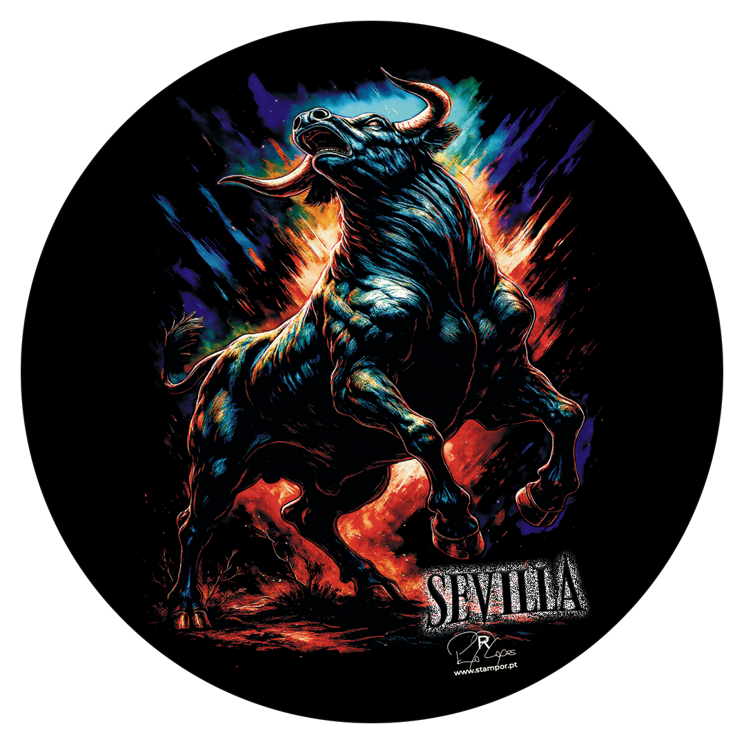 Autocolante Raging Bull Sevilla