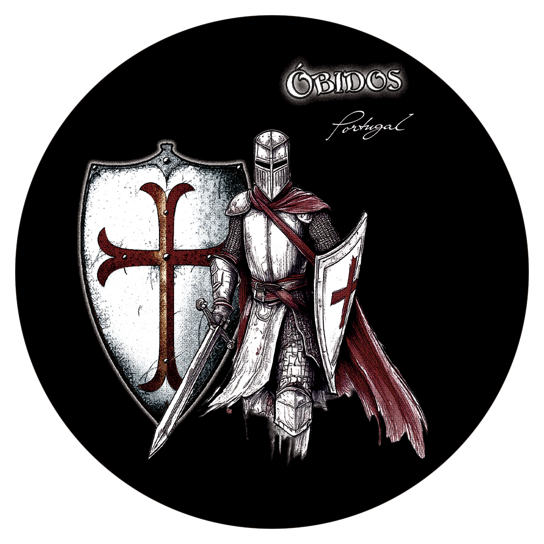 Autocolante Templário Óbidos