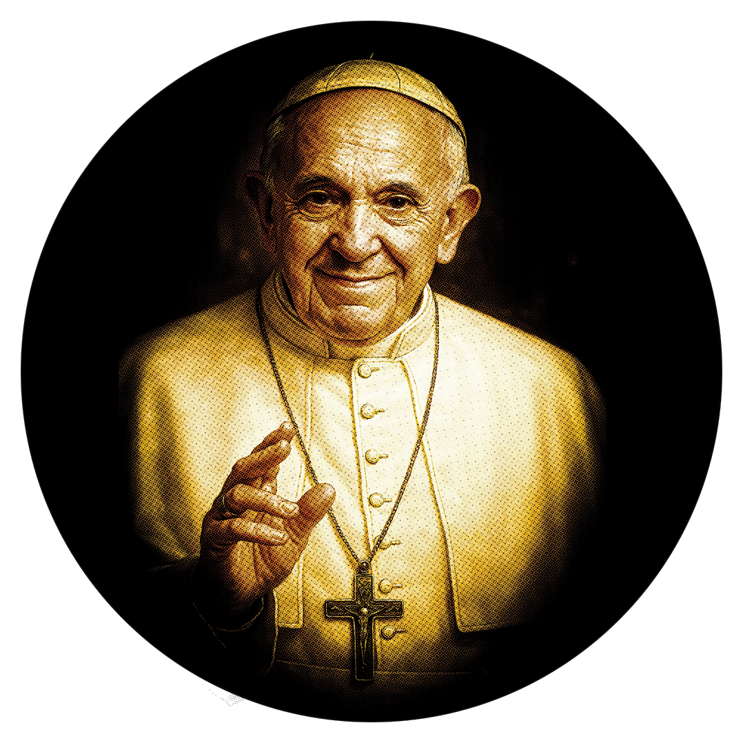 Autocolante Papa Francisco
