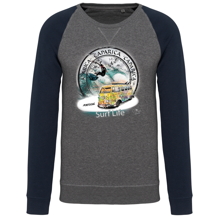 Sweatshirt sem capuz Surf Life Caparica