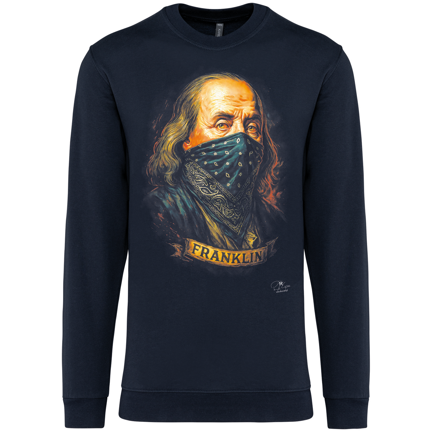 Sweatshirt Kariban sem Capuz Franklin