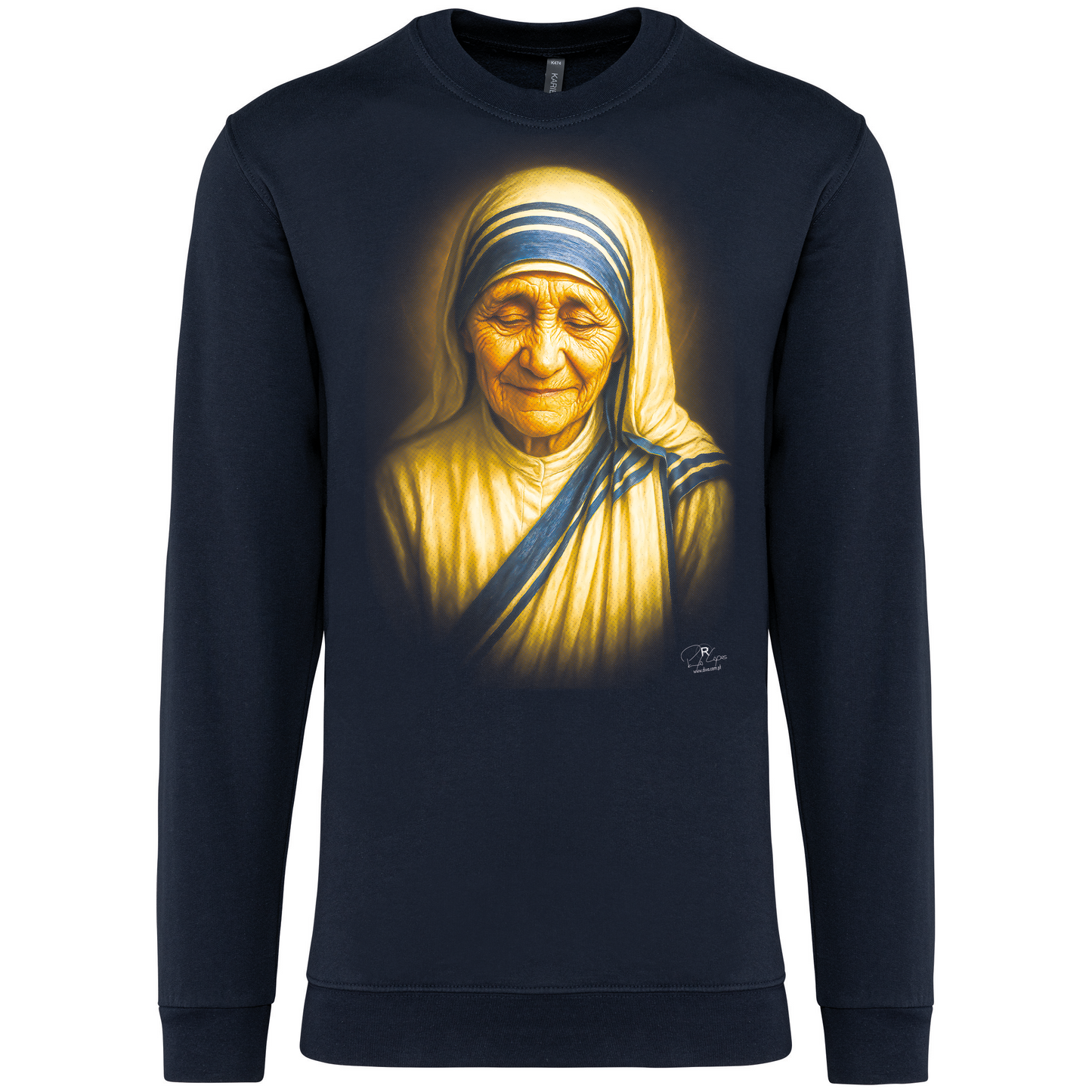 Sweatshirt Kariban sem Capuz Madre Teresa de Calcutá