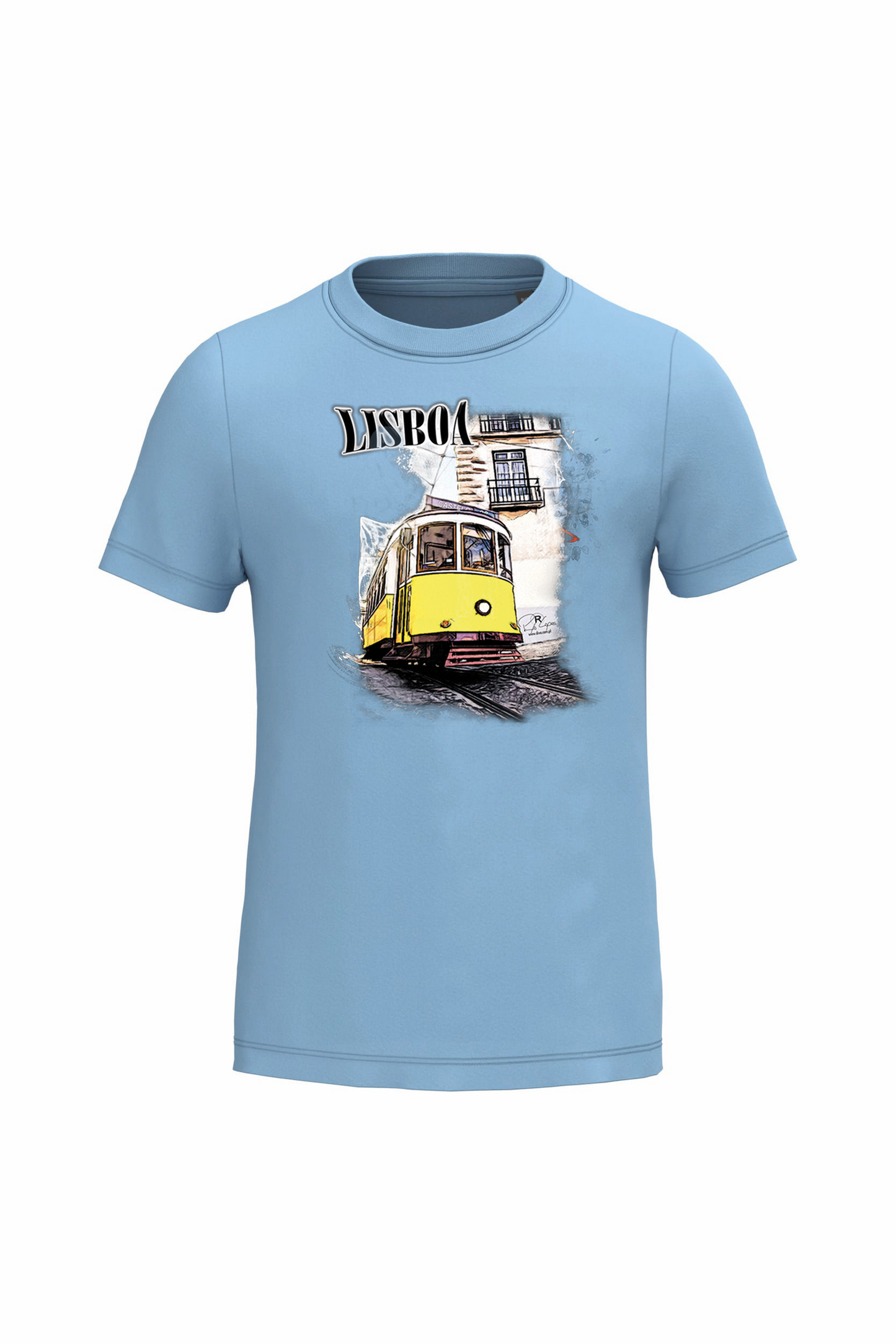 T-shirt de Criança Kariban Crazy Tram