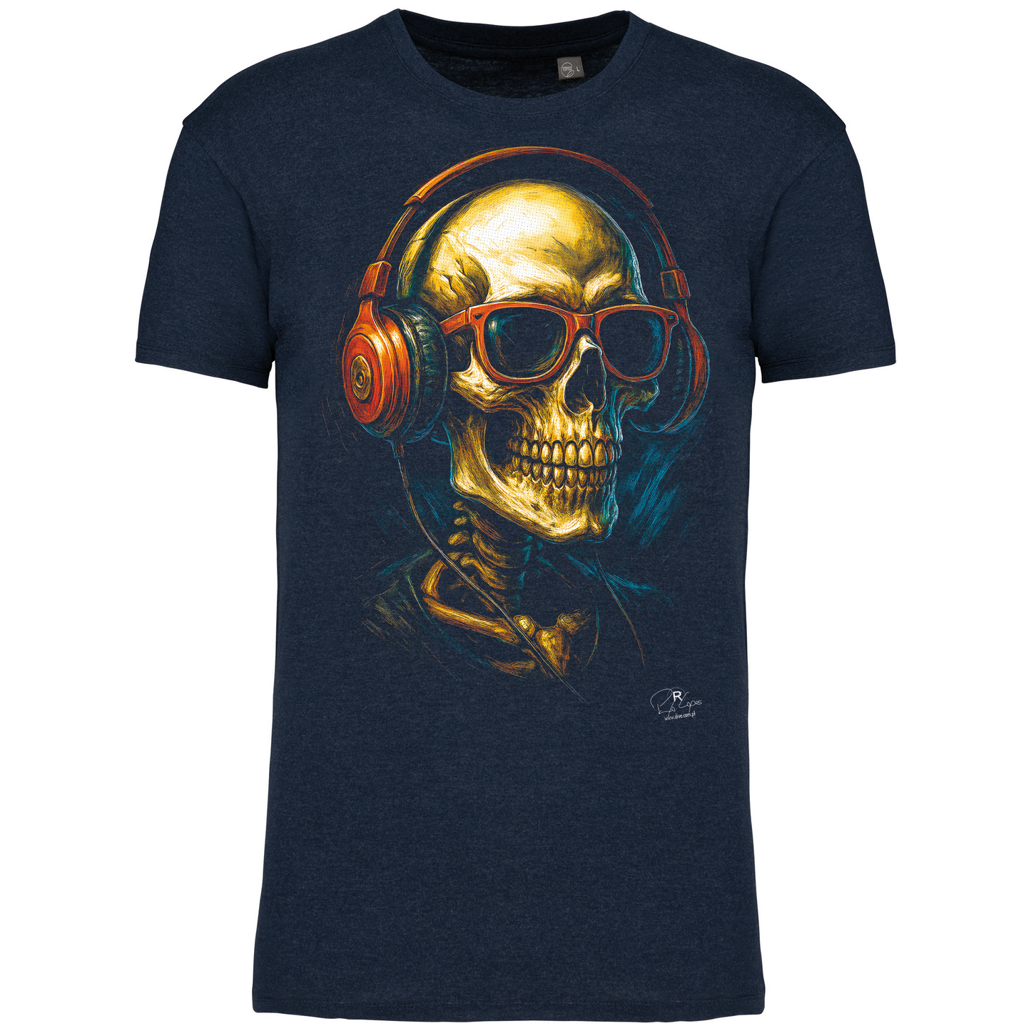 T-Shirt Algodão Biológico Cool Skeleton