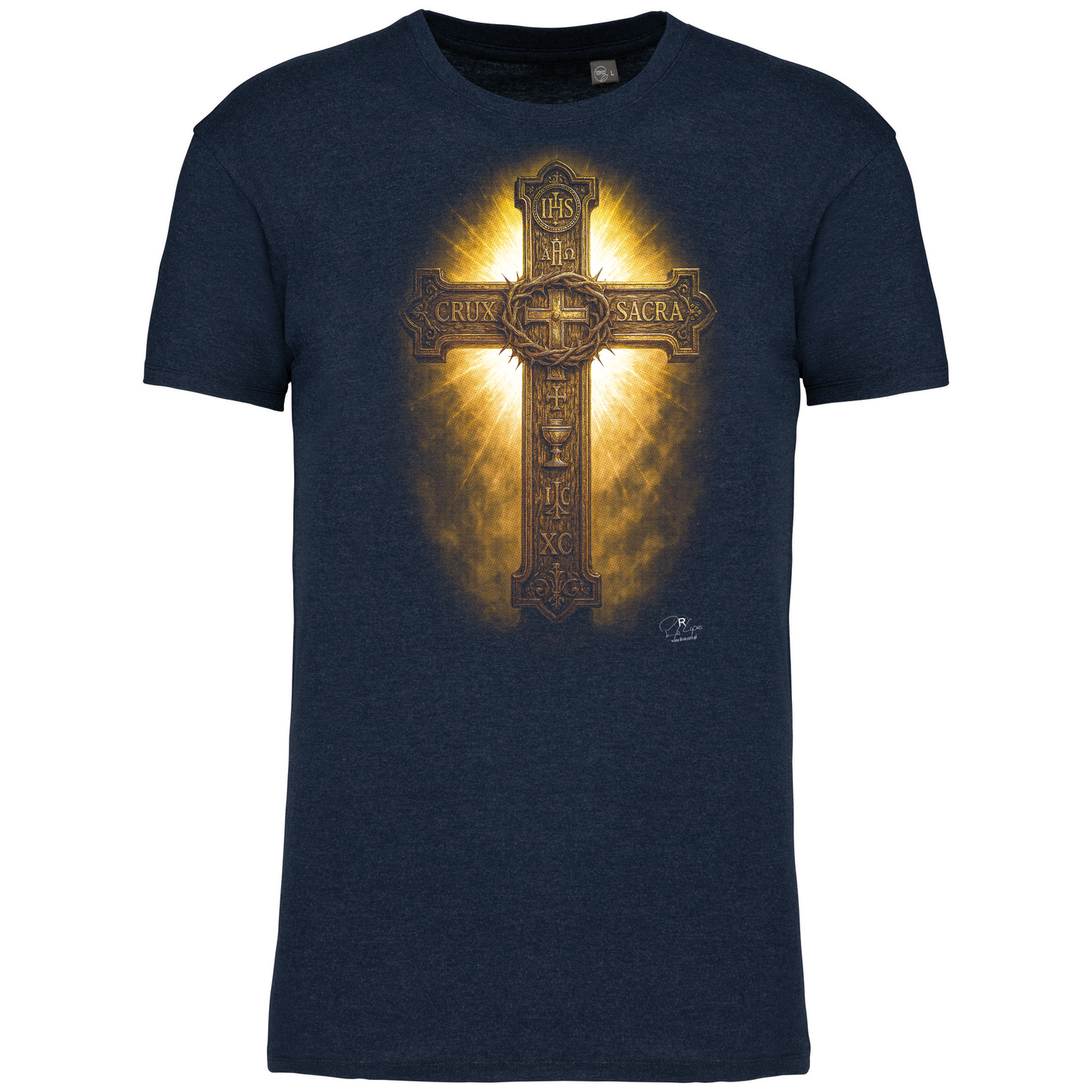 T-Shirt Algodão Biológico Sagrada Cruz