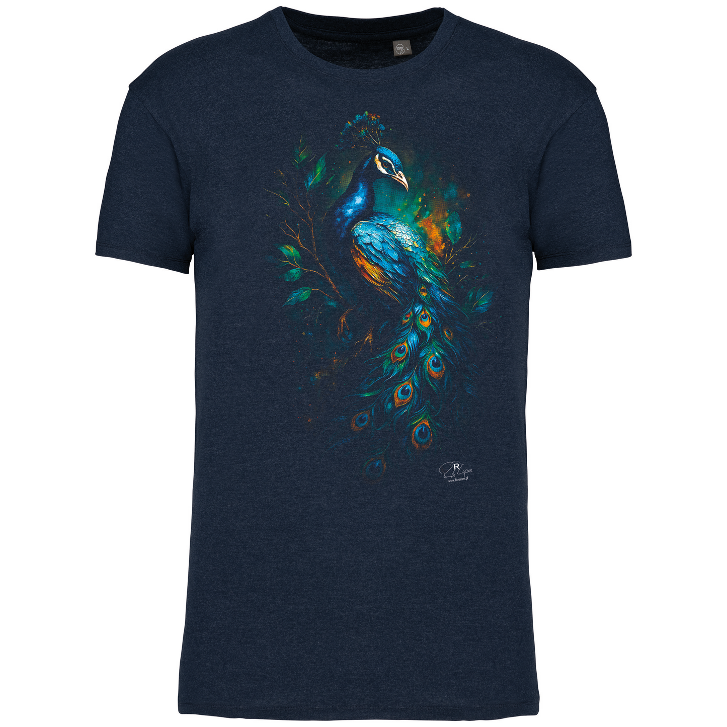 T-Shirt Algodão Biológico Peacock