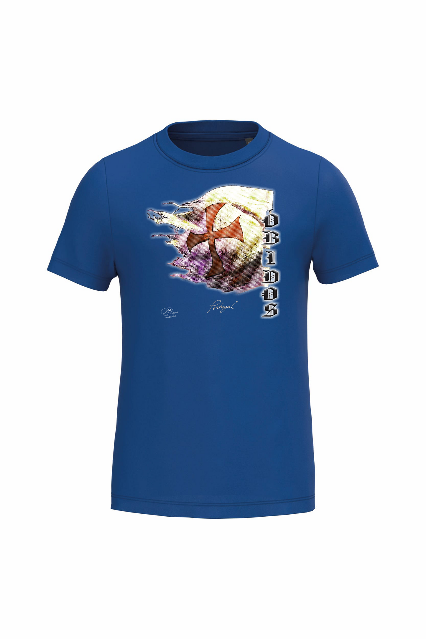T-shirt de Criança Kariban  Bandeira Templários