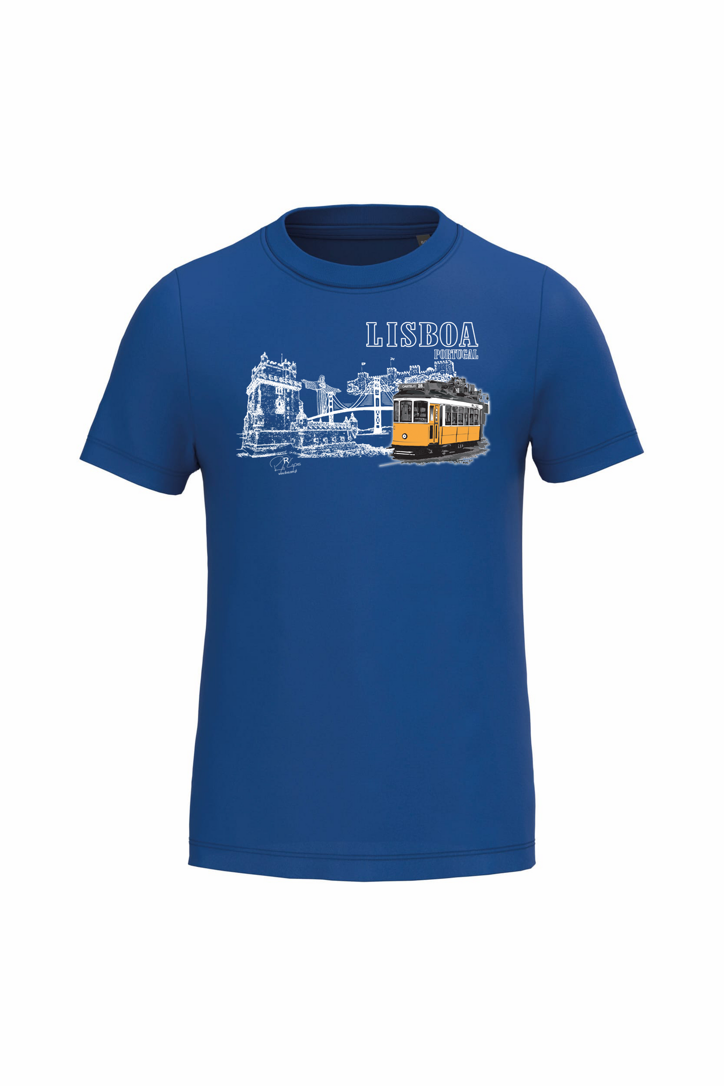 T-shirt de Criança Kariban Monumentos Lisboa