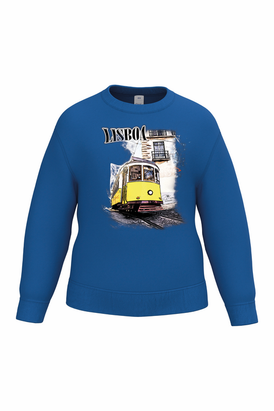 Sweatshirt sem capuz Ideal Kids Crazy Tram