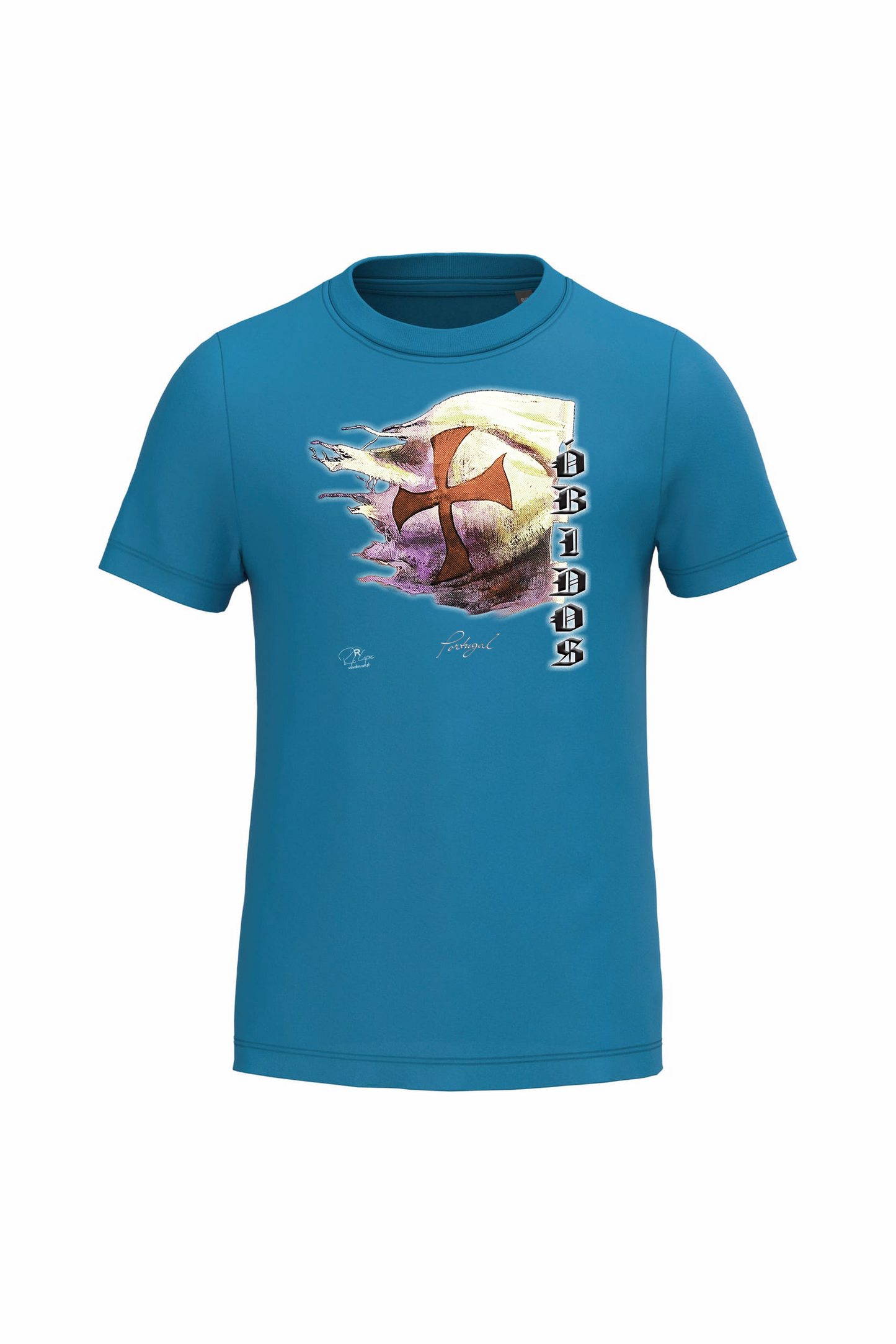 T-shirt de Criança Kariban  Bandeira Templários