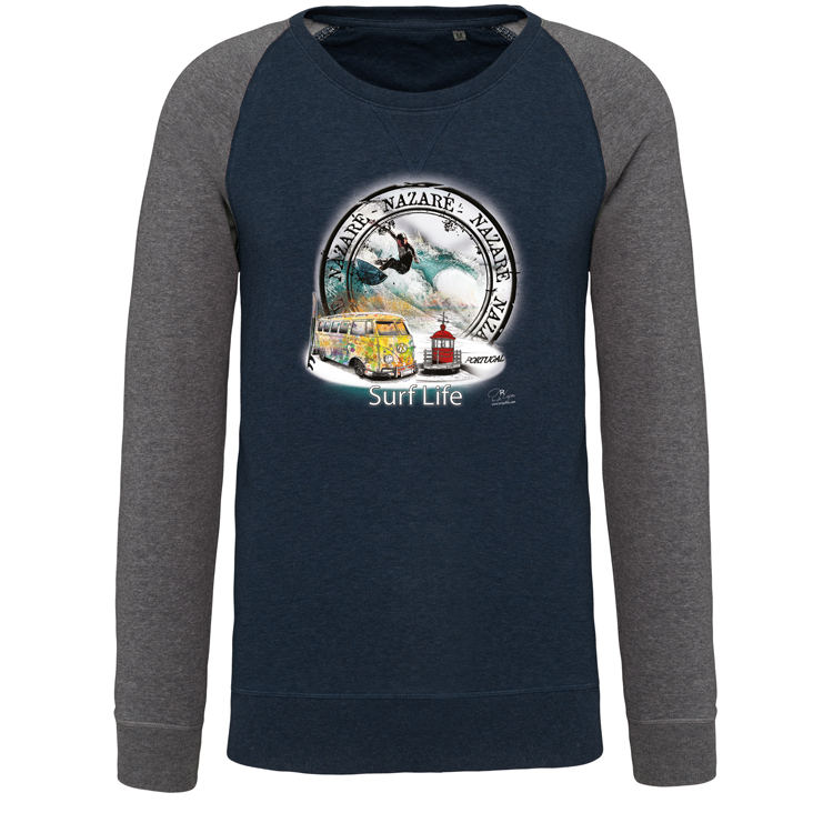 Sweatshirt sem capuz Surf Life Nazaré