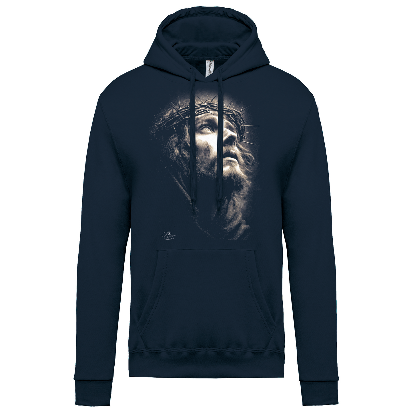 Sweatshirt Kariban com Capuz Cristo