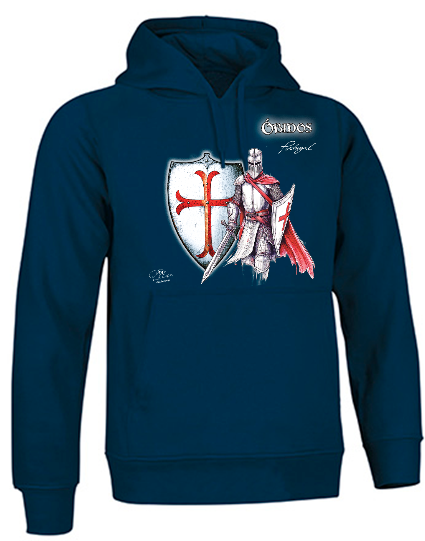 Sweatshirt Valento com Capuz, Templário Óbidos