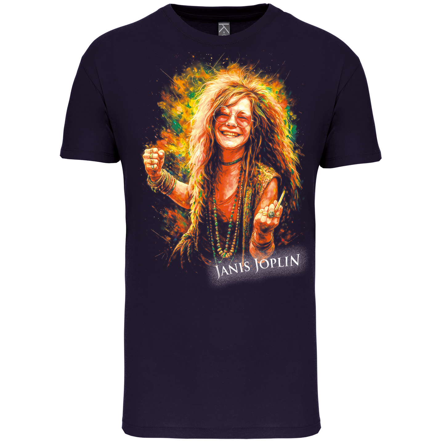 T-Shirt Algodão Biológico Janis Joplin