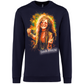 Sweatshirt Kariban sem Capuz Janis Joplin