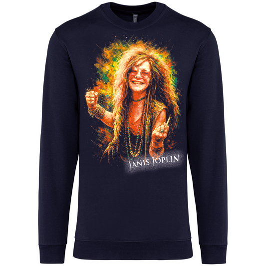 Sweatshirt Kariban sem Capuz Janis Joplin