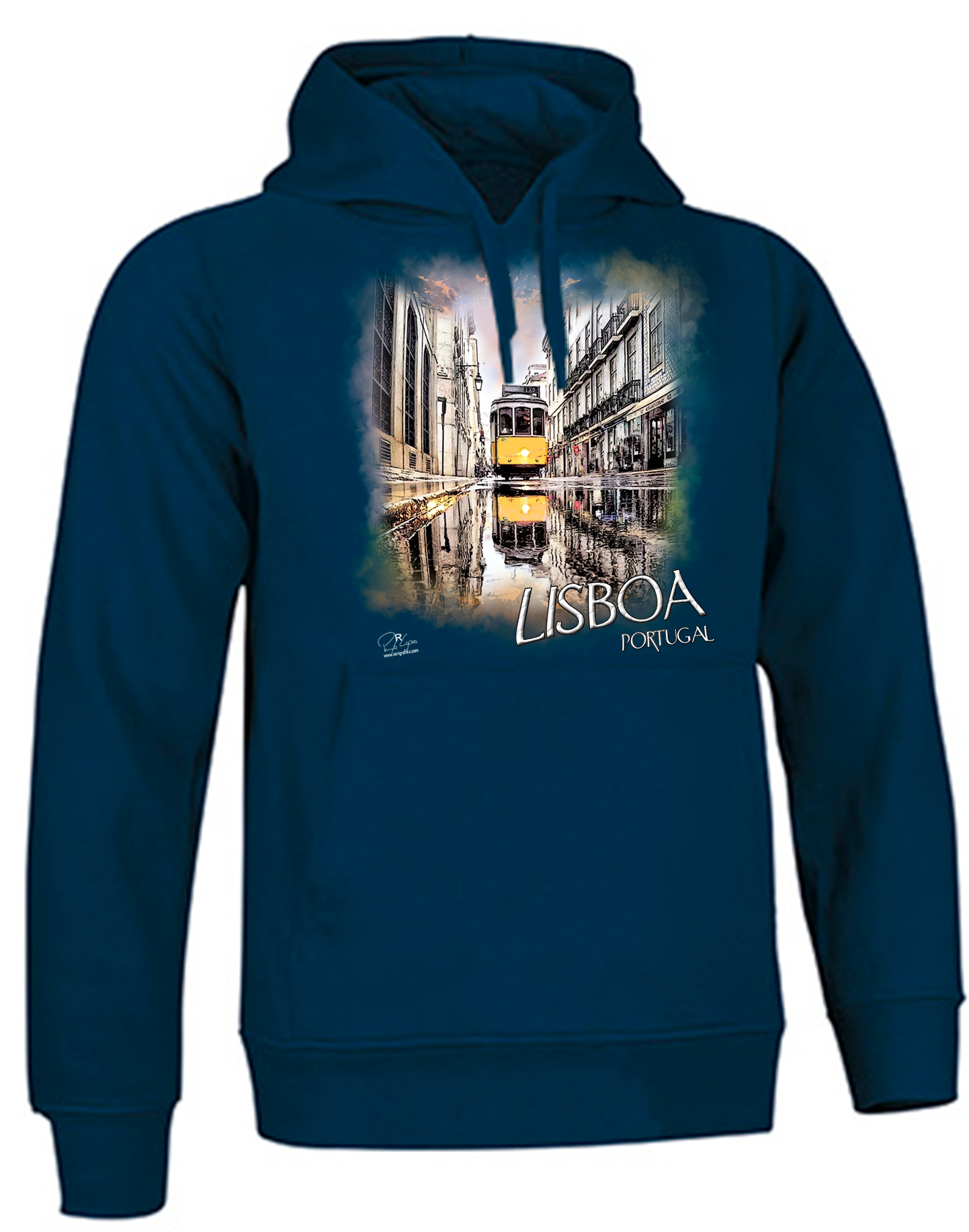 Sweatshirt Valento com Capuz, Espelho Lisboa