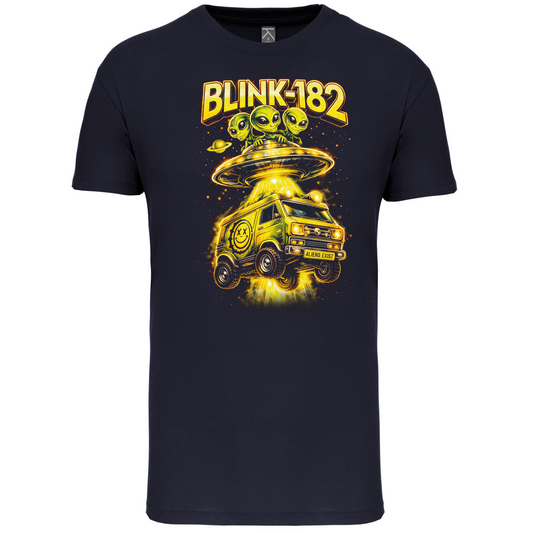 T-Shirt Algodão Biológico Blink 182 Aliens