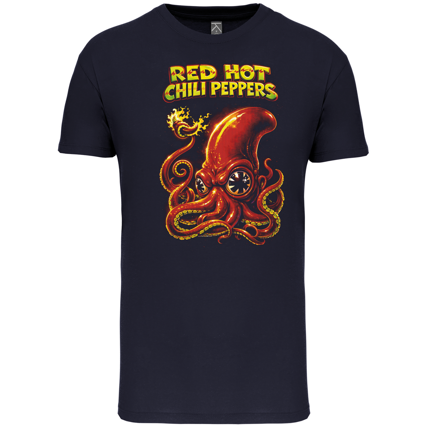 T-Shirt Algodão Biológico Red Hot Chili Peppers Octopus