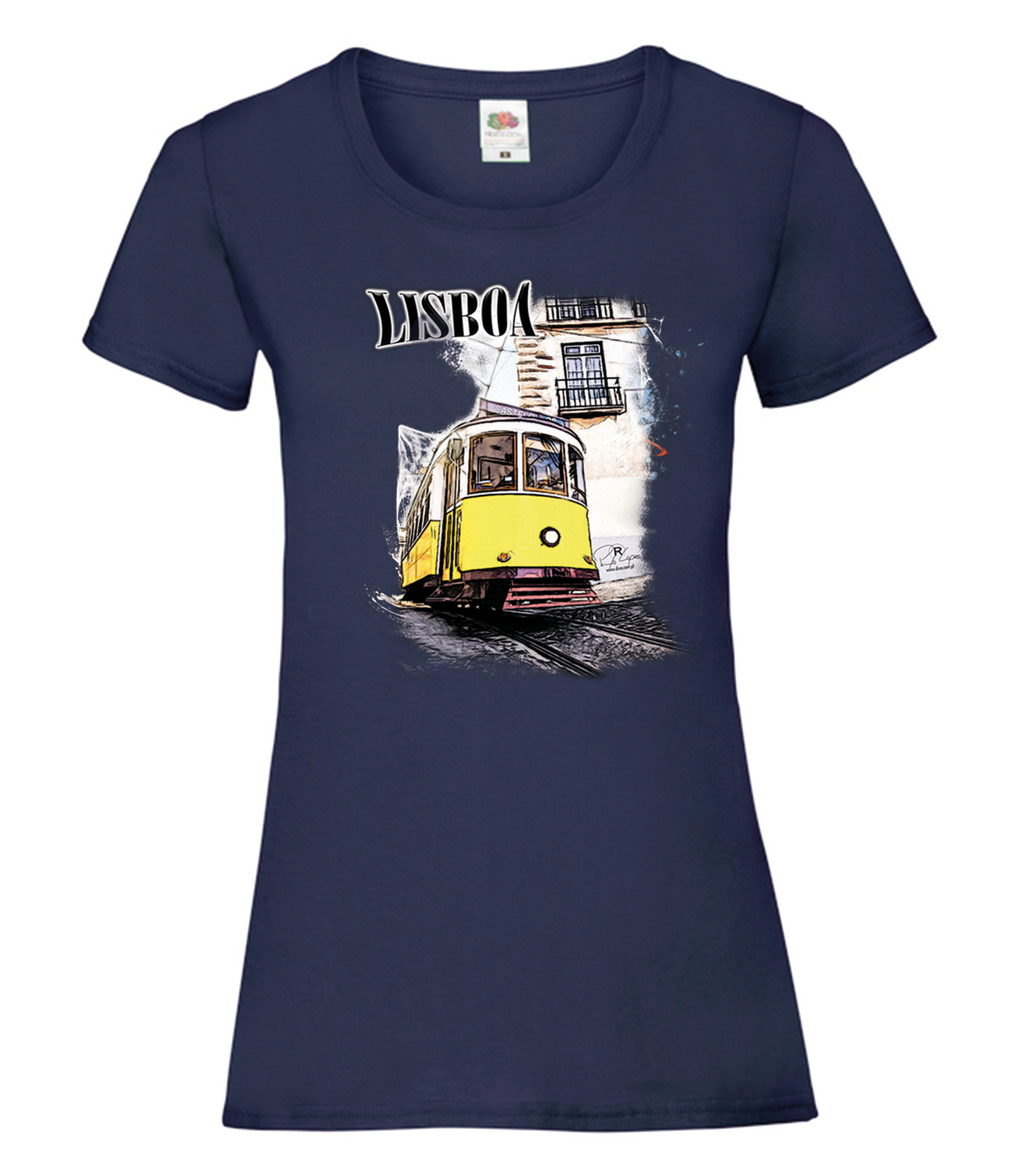 T-shirt Senhora Crazy Tram