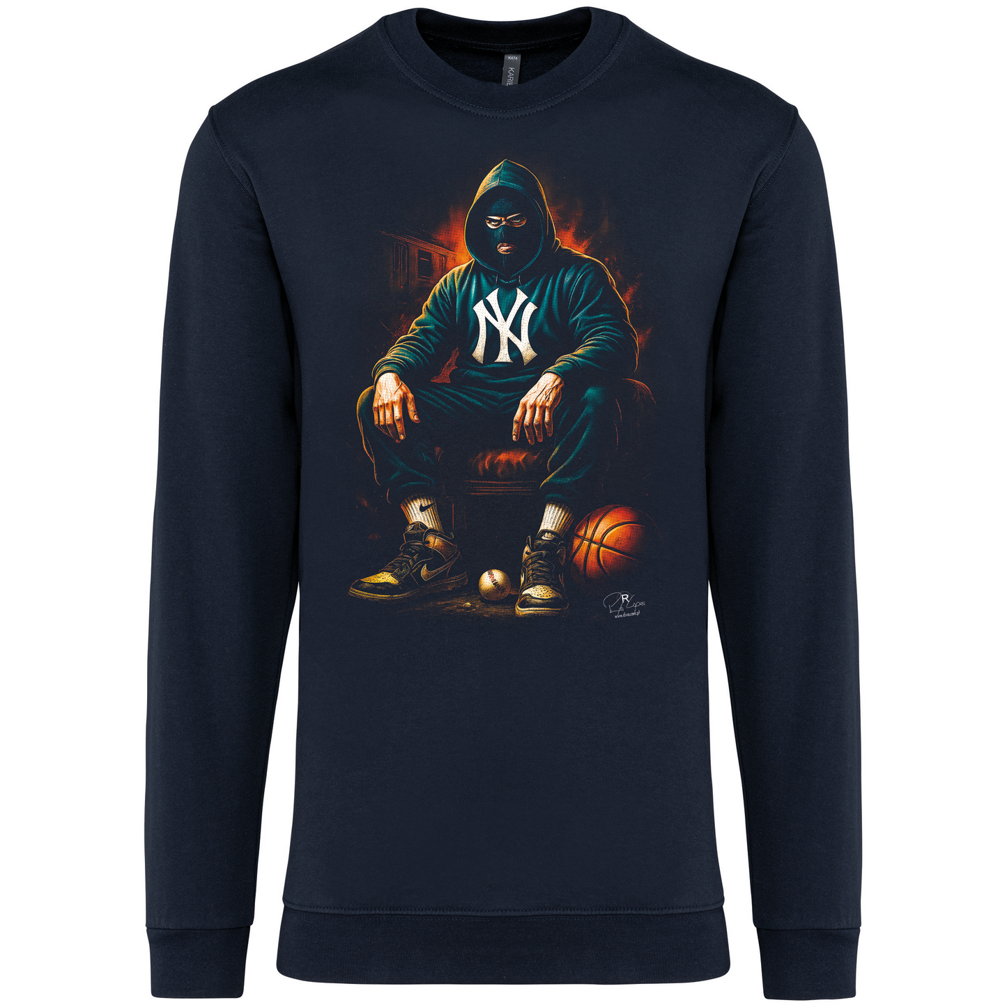 Sweatshirt Kariban sem Capuz Ny Bro