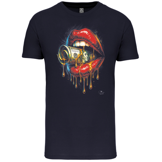 T-Shirt Algodão Biológico Money Lips