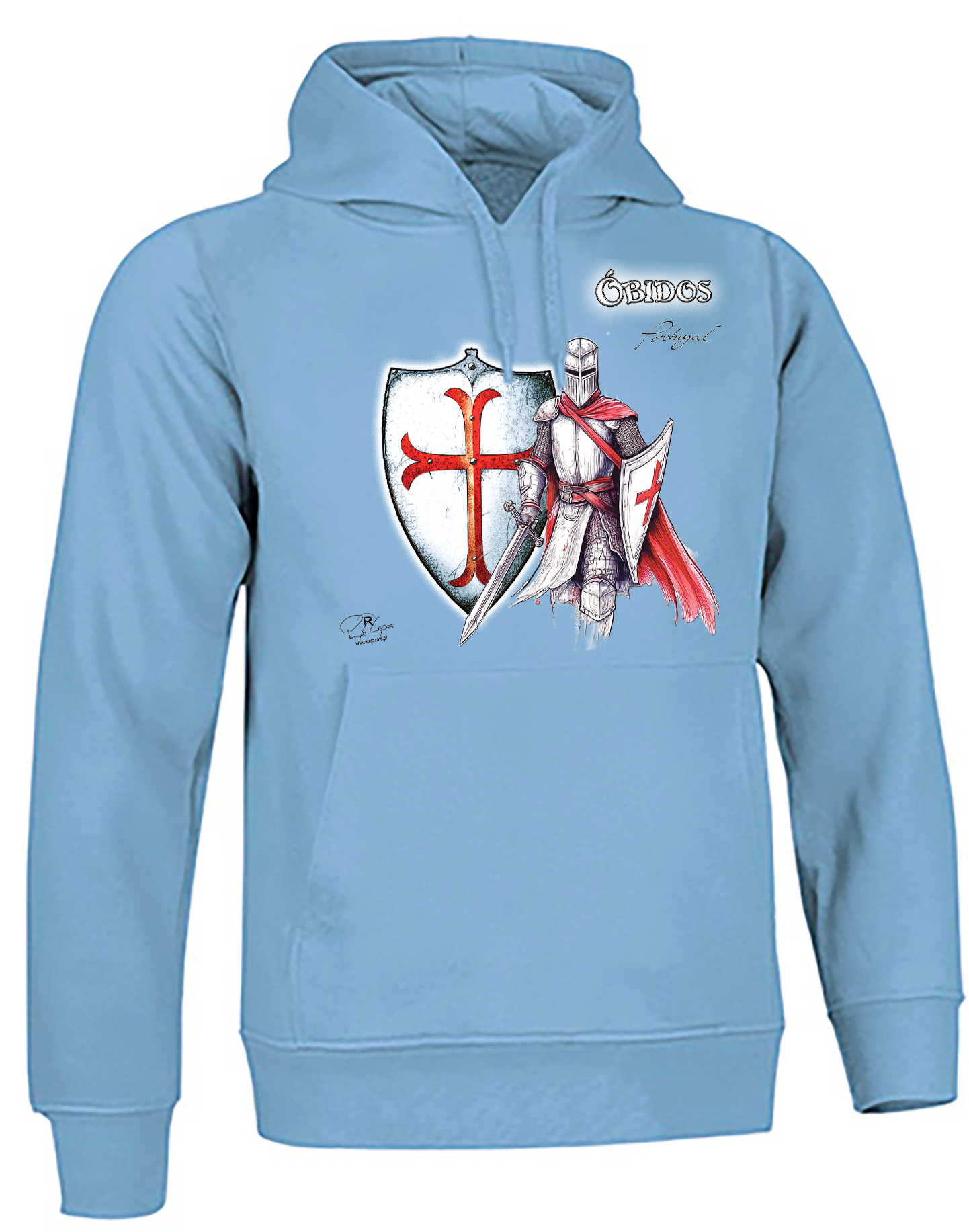 Sweatshirt Valento com Capuz, Templário Óbidos