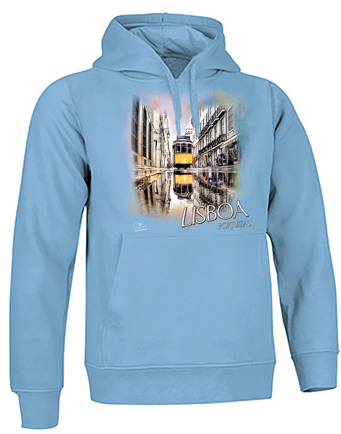 Sweatshirt Valento com Capuz, Espelho Lisboa