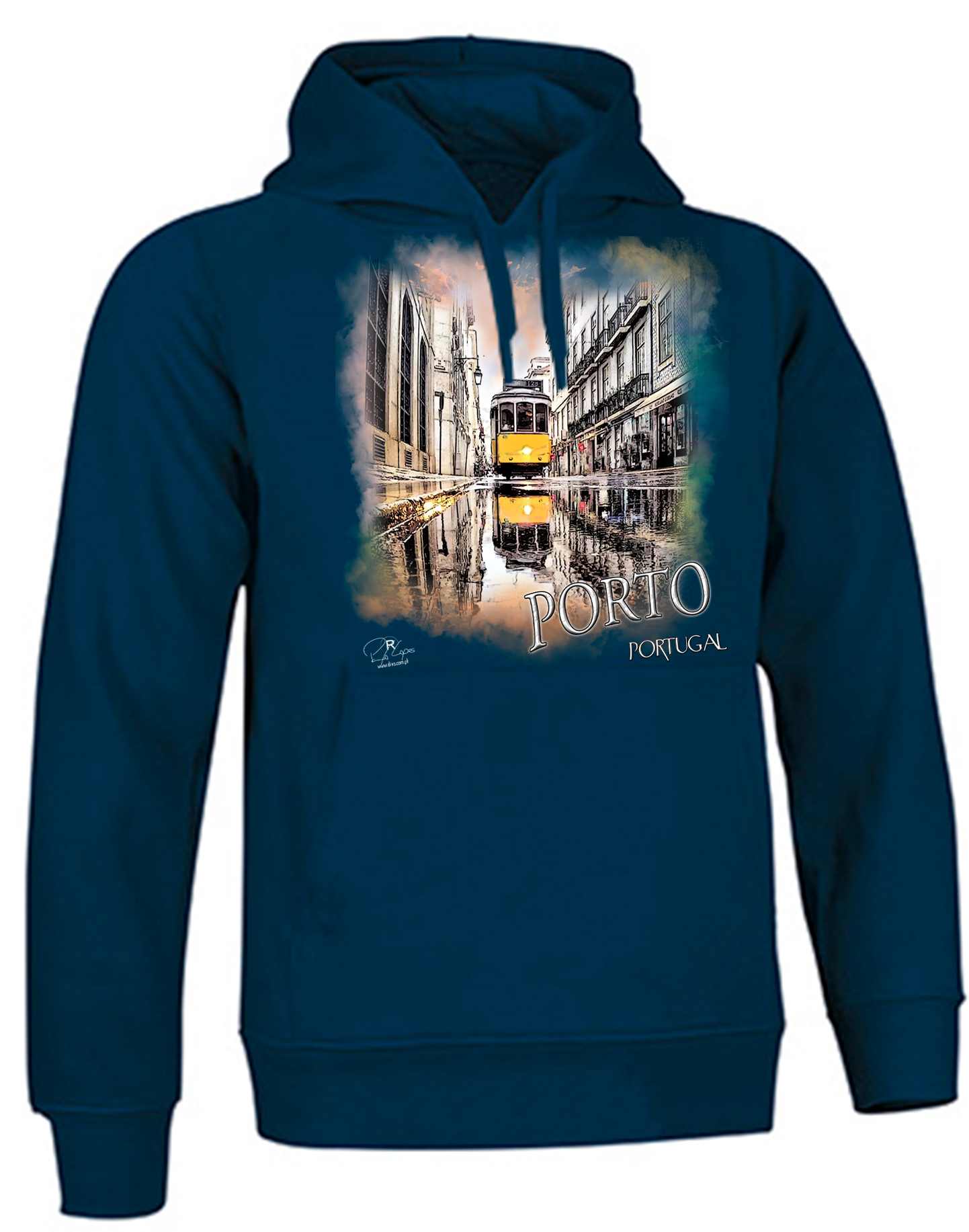 Sweatshirt Valento com Capuz, Espelho Lp