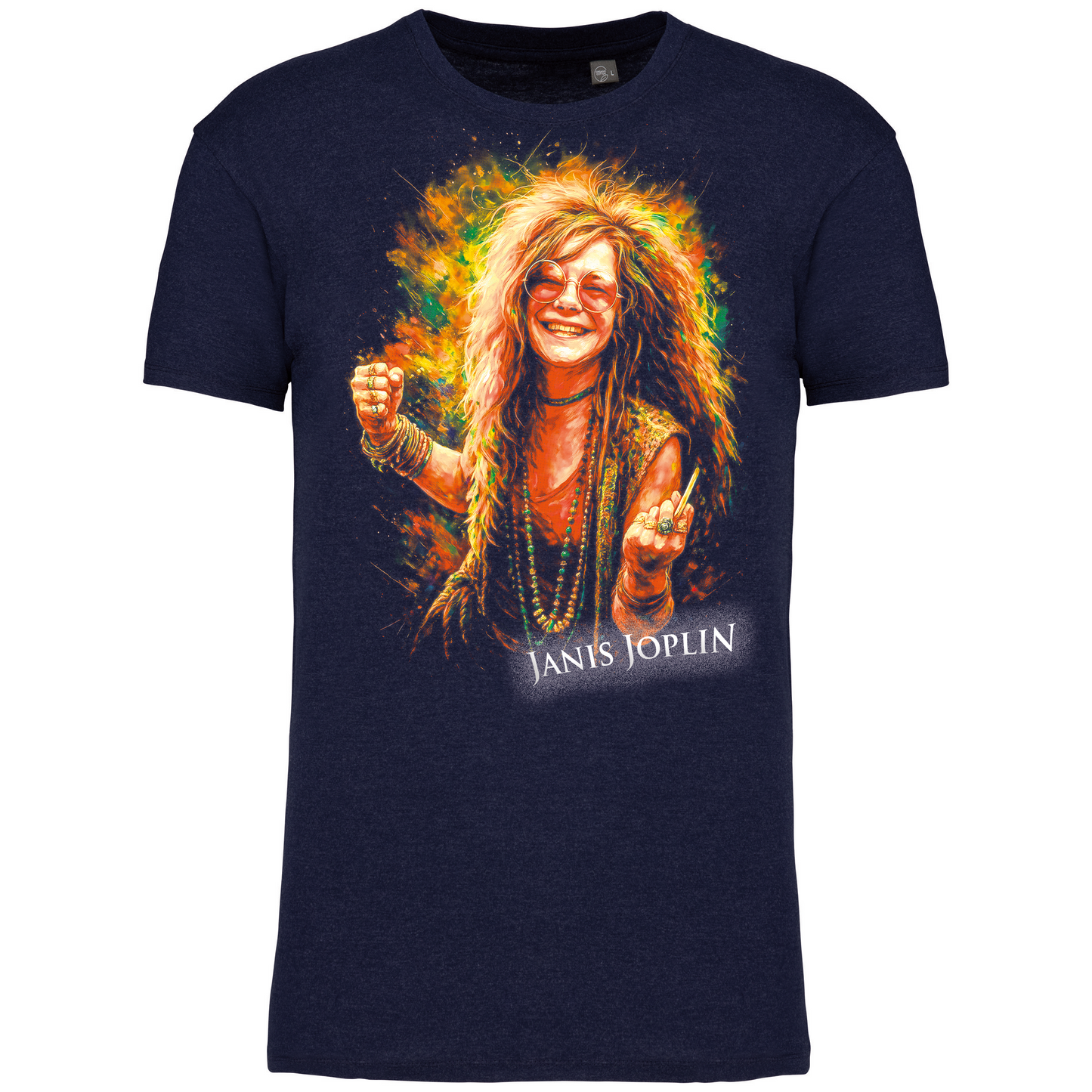 T-Shirt Algodão Biológico Janis Joplin