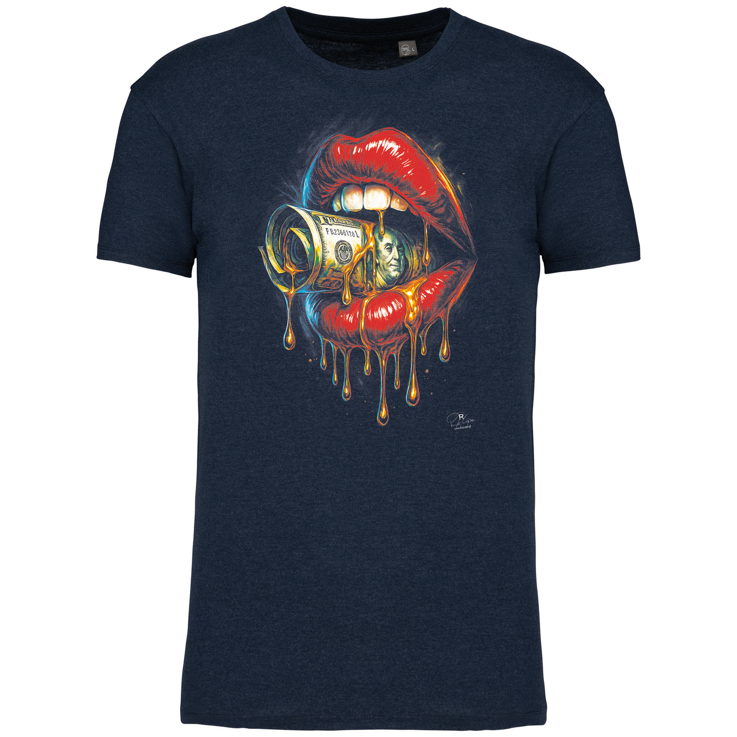 T-Shirt Algodão Biológico Money Lips