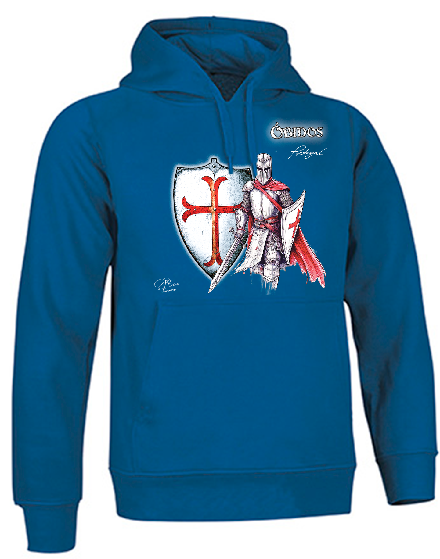 Sweatshirt Valento com Capuz, Templário Óbidos